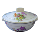 Soupière en semi-porcelaine d'Orchies à décor floral