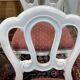 Set of 6 English Victorian style mahogany chairs.