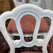 Set of 6 English Victorian style mahogany chairs.