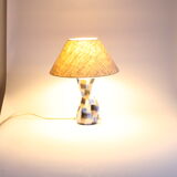Patchwork Pattern Table Lamp By Keramika Liboje, Yugoslavia 1950S