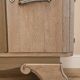 Art deco buffet in solid oak and ochre.