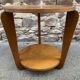 Art Deco pedestal table, 1940s design, in oak