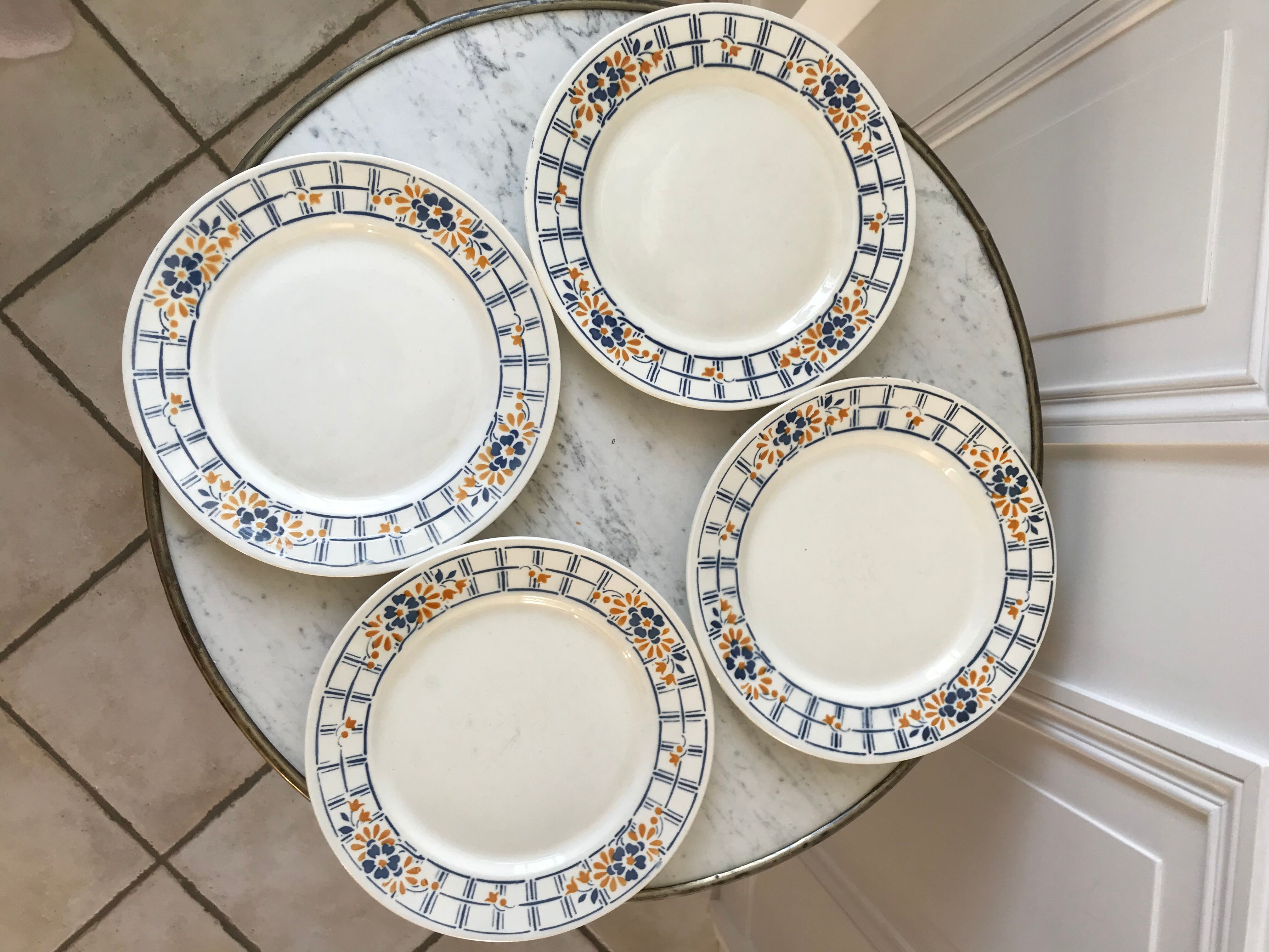 Lot d’assiettes Badonvillier modèle Chaville