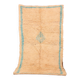 Peach Vintage Moroccan Rug 144 x 270 cm, Berber Wool Rug, Handmade Boho Rug