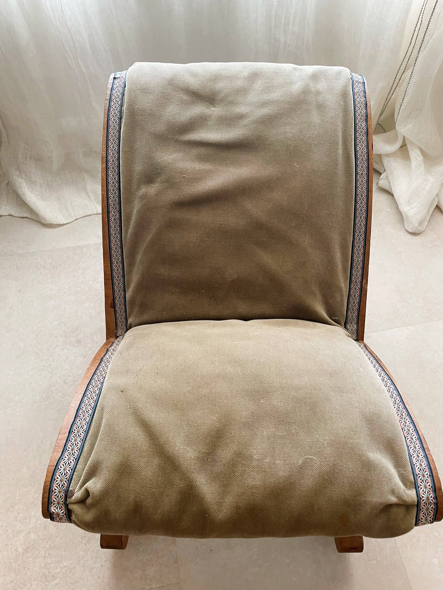 Repose-pied à bascule vintage