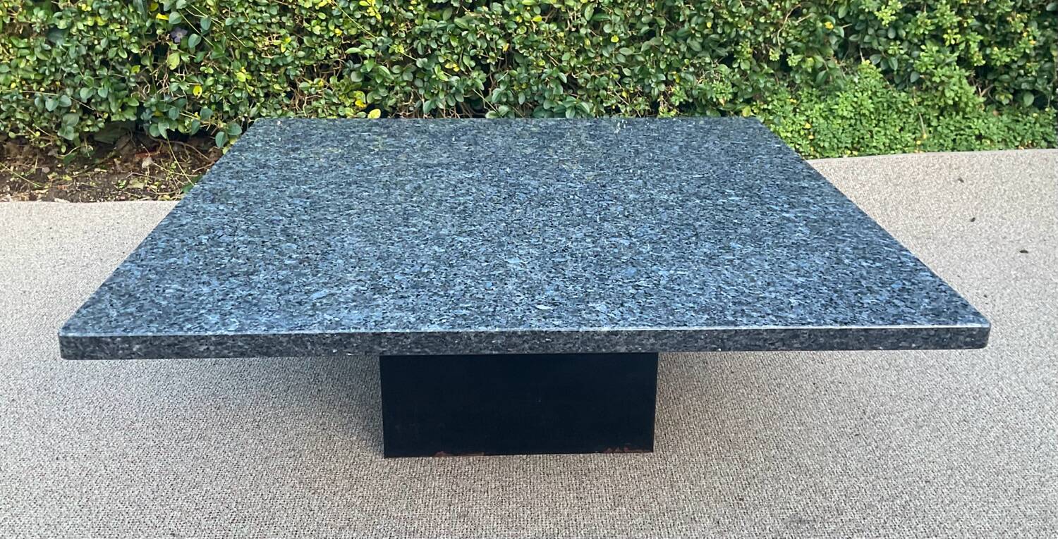 Vintage granite coffee table
