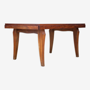 Art-Deco style wooden dining table