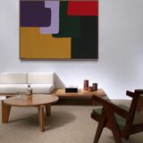 Large colorful painting 130x97 cm