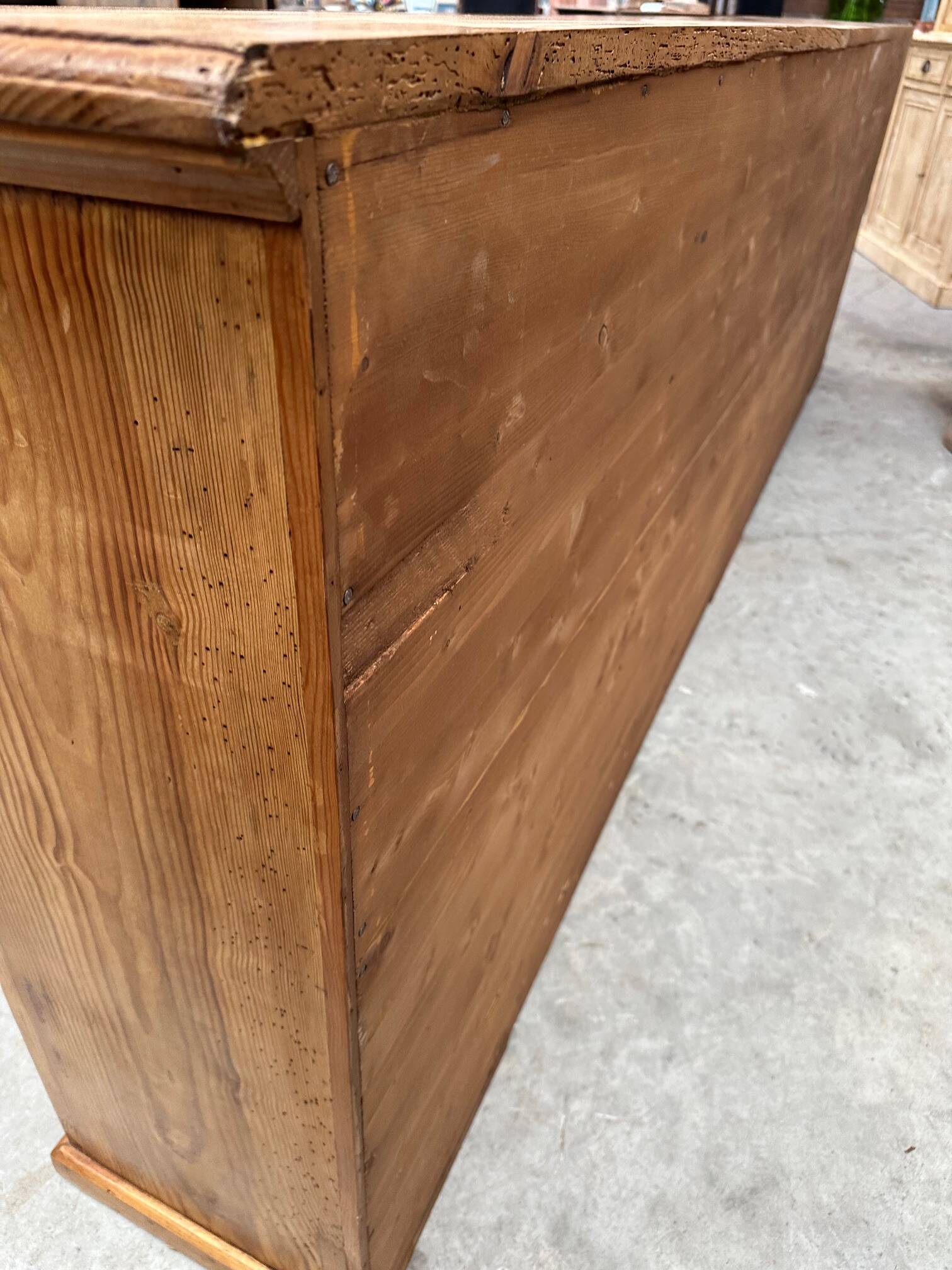 Large fir grocery cabinet