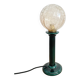 Vintage green ceramic lamp