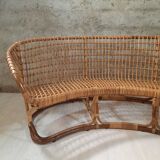 Living room - sofa, pair of armchairs - bamboo