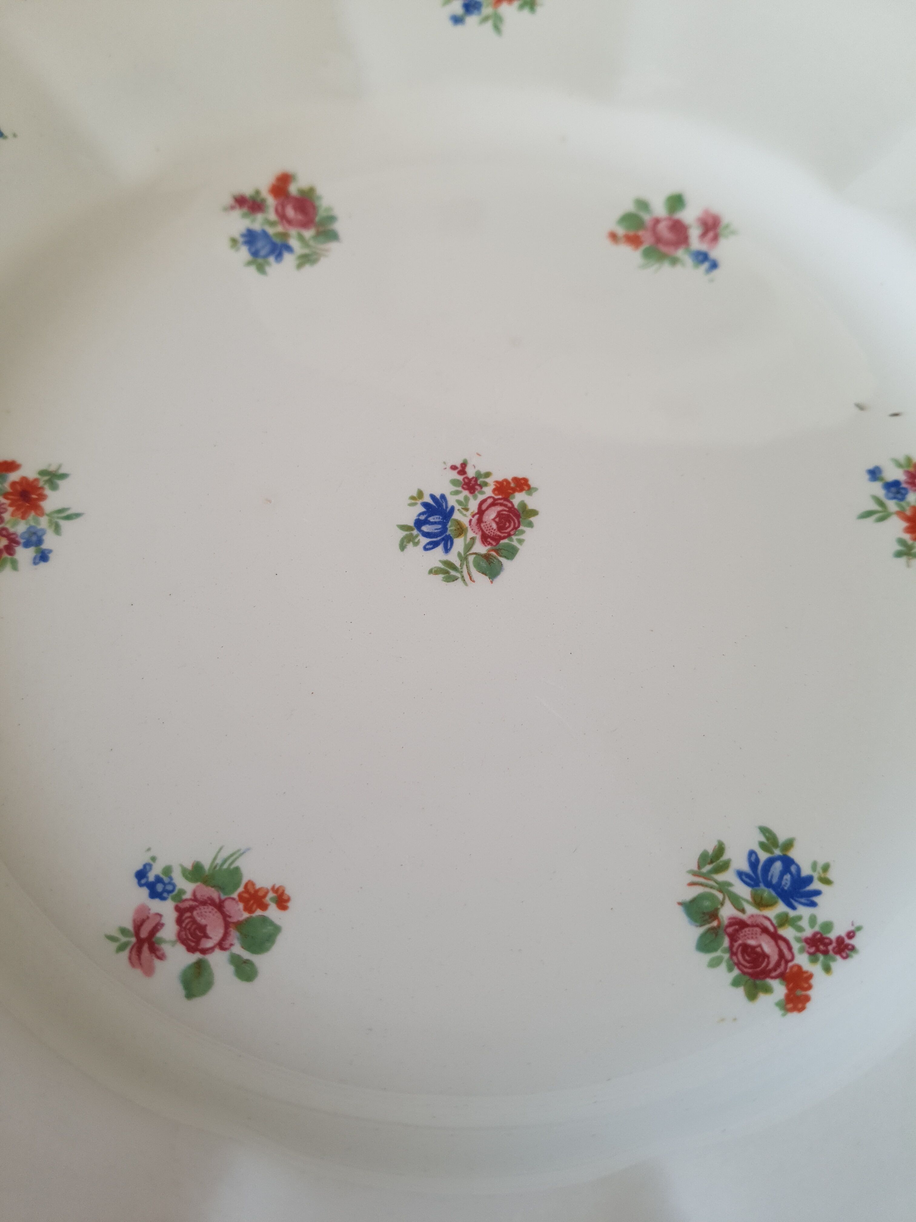 10 assiettes dessert vintage