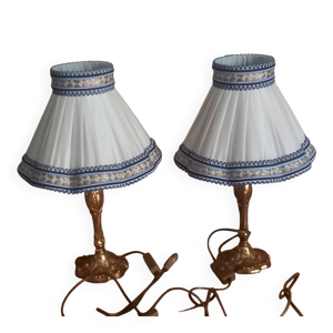Paire lampes chevet