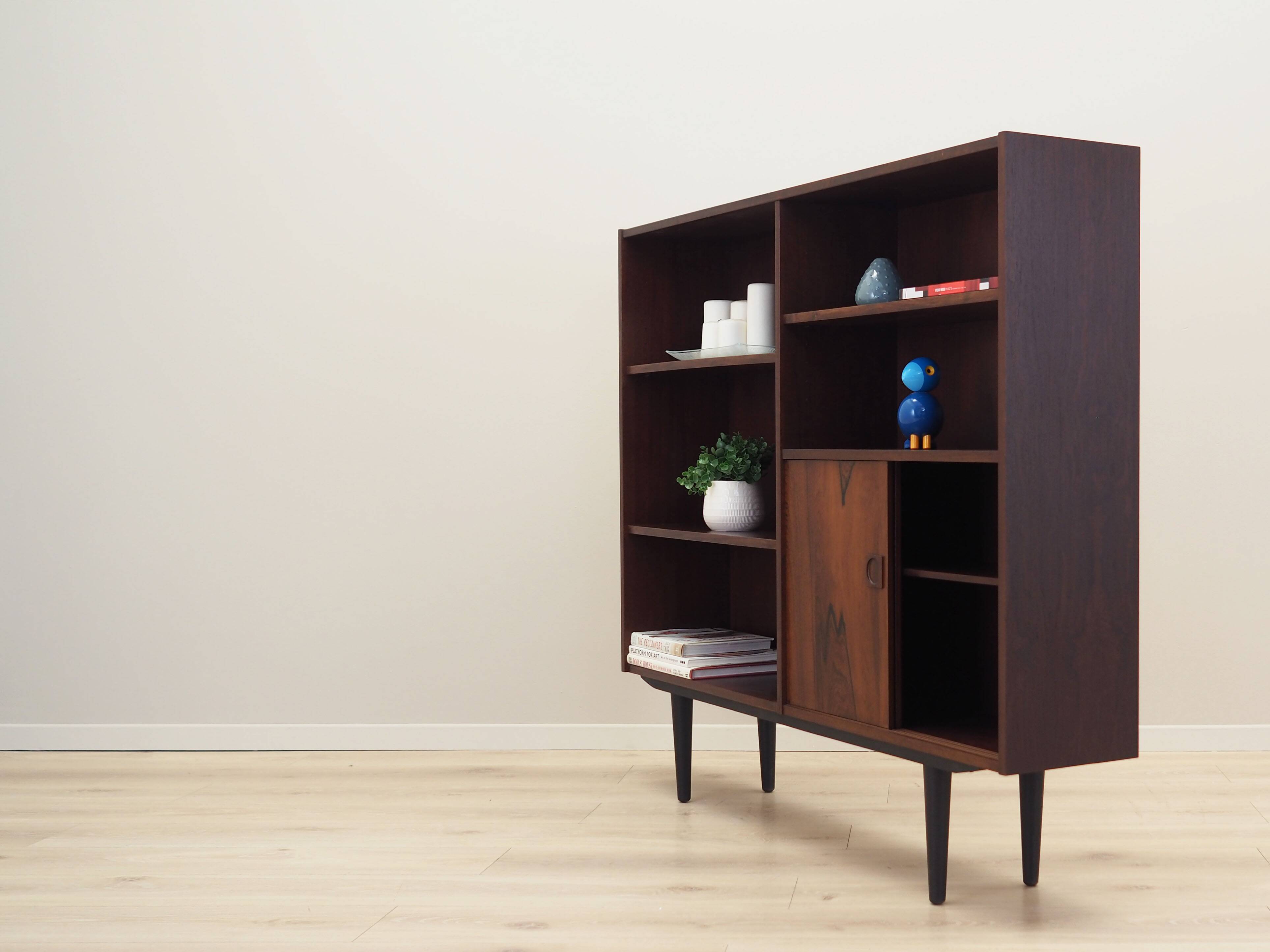 Rosewood bookcase, Danish design, 1970s, production: Farsø Møbelfabrik