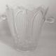 Crystal ice bucket from the 1960s to 1970s, height 23 cm.