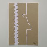 Collage 'Plain Vanilla I' of series 'Silhouettes'