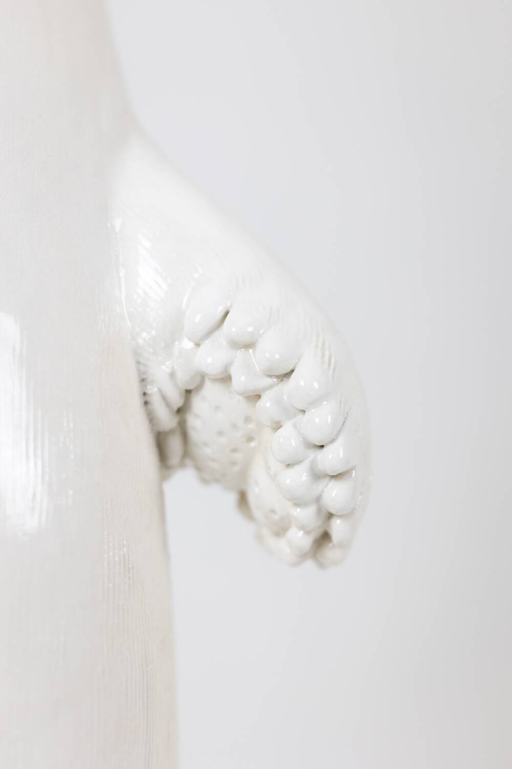 Valérie Courtet. Standing polar bear. Contemporary work