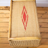 Rattan toy box