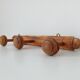 Vintage popular art wall coat rack from the 1950s