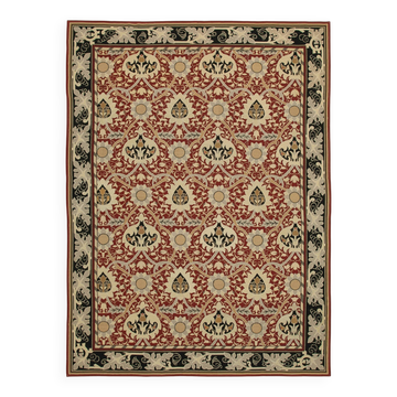 Handmade Vintage Flatweave Needlepoint Kilim 278 cm x 368 cm