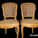 Vintage French wooden chairs
