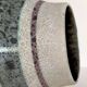 West-Germany vintage ceramic vase washes with graphic pattern