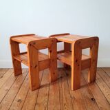 Pine side table