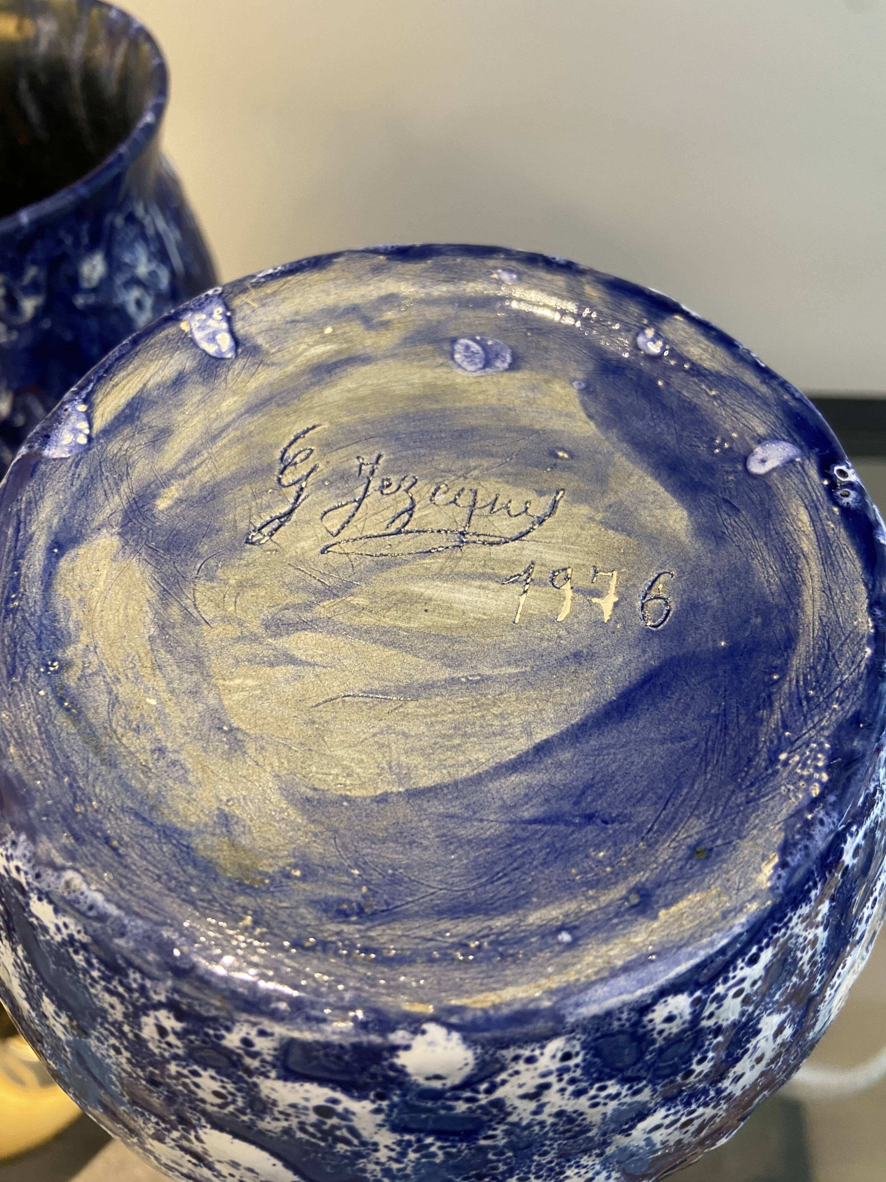 Glazed ceramic vase