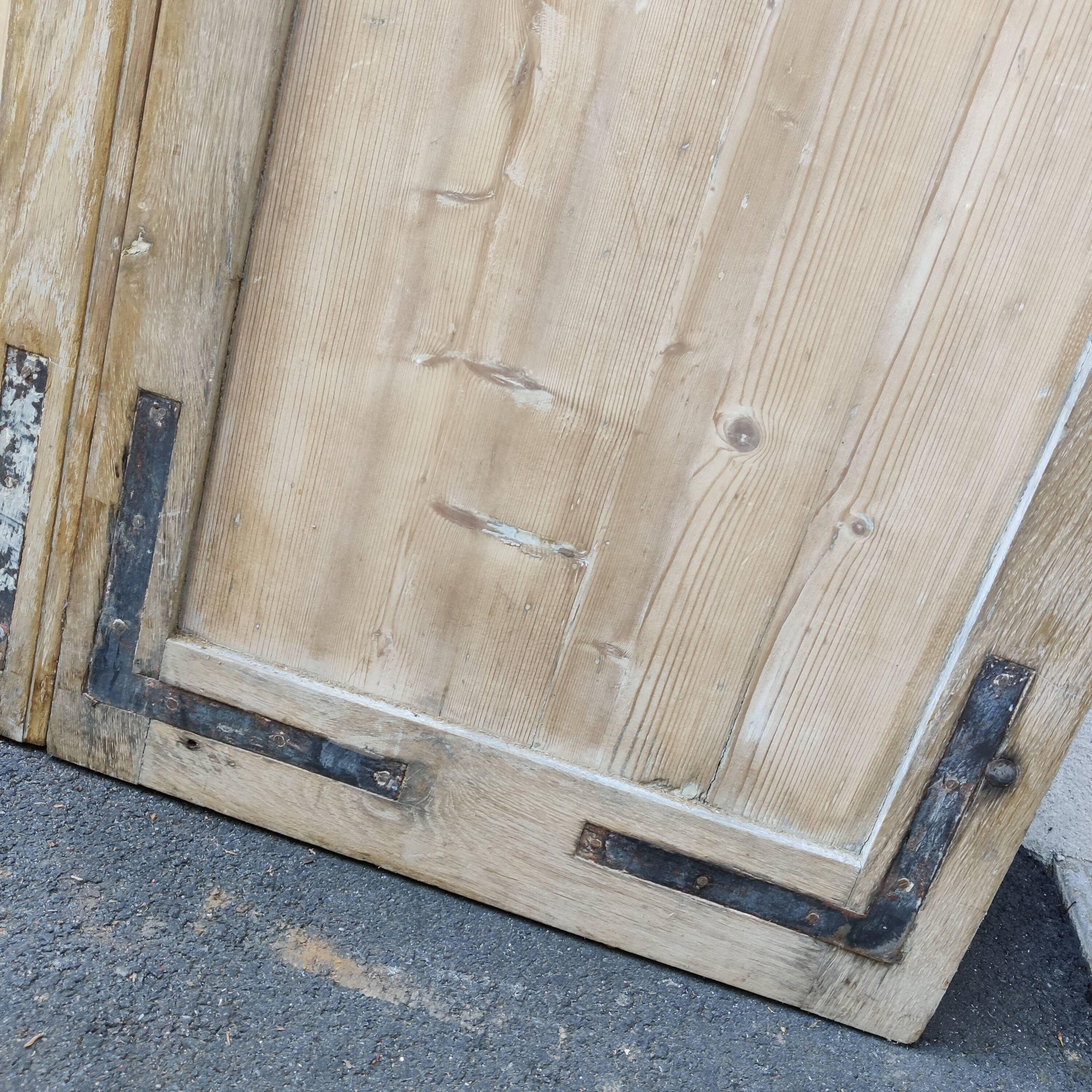 Pair of old shutters