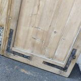 Pair of old shutters