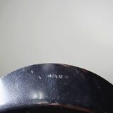 Set of 6 vintage stainless steel snail dishes, French, 1980s-90s.