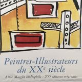 Fernand leger, maeght foundation, 1986. original exhibition poster