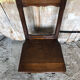 Ancienne chaise Lorraine bois brut vintage #a234