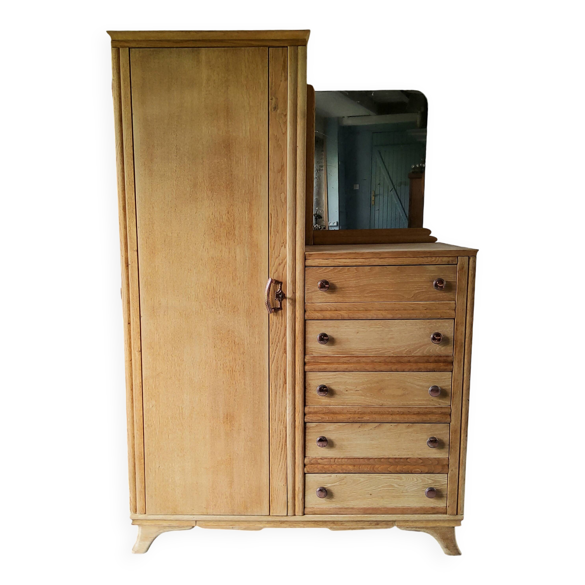 Asymmetrical wardrobe, 50s