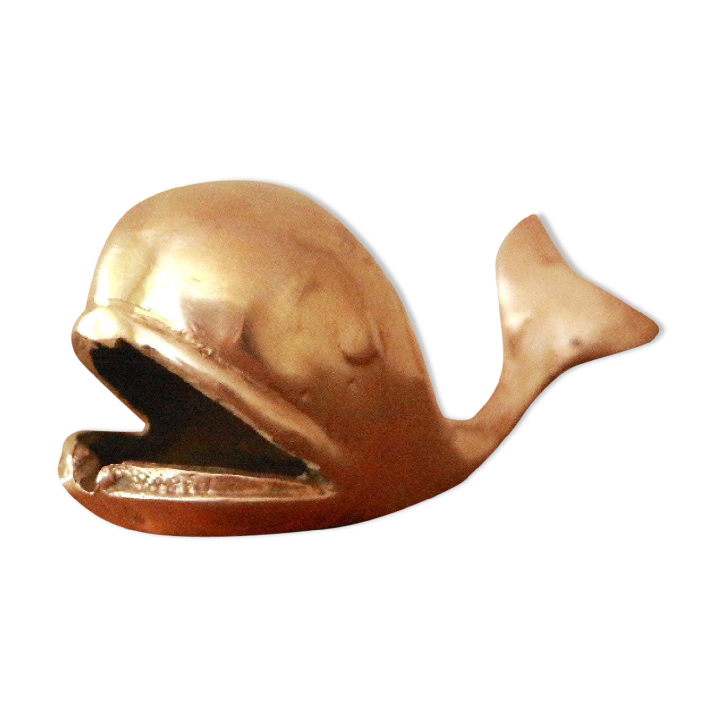 Baleine cendrier en laiton