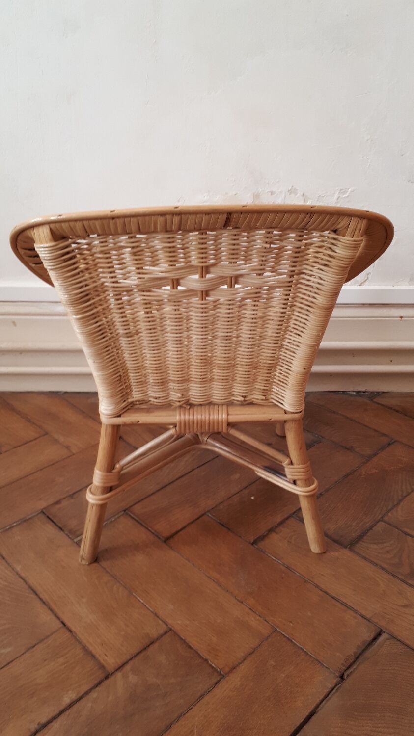 Rattan children's chair