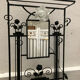 Art Deco coat rack wrought iron wardrobe