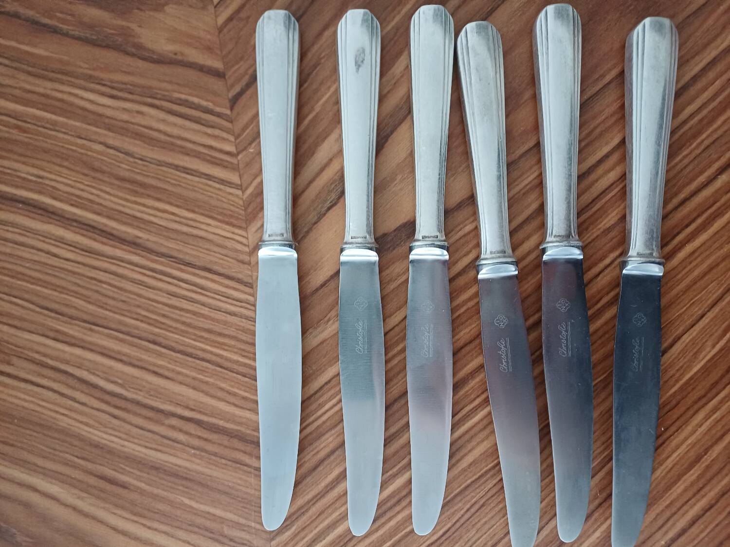 6 Christofle knives model Boréal