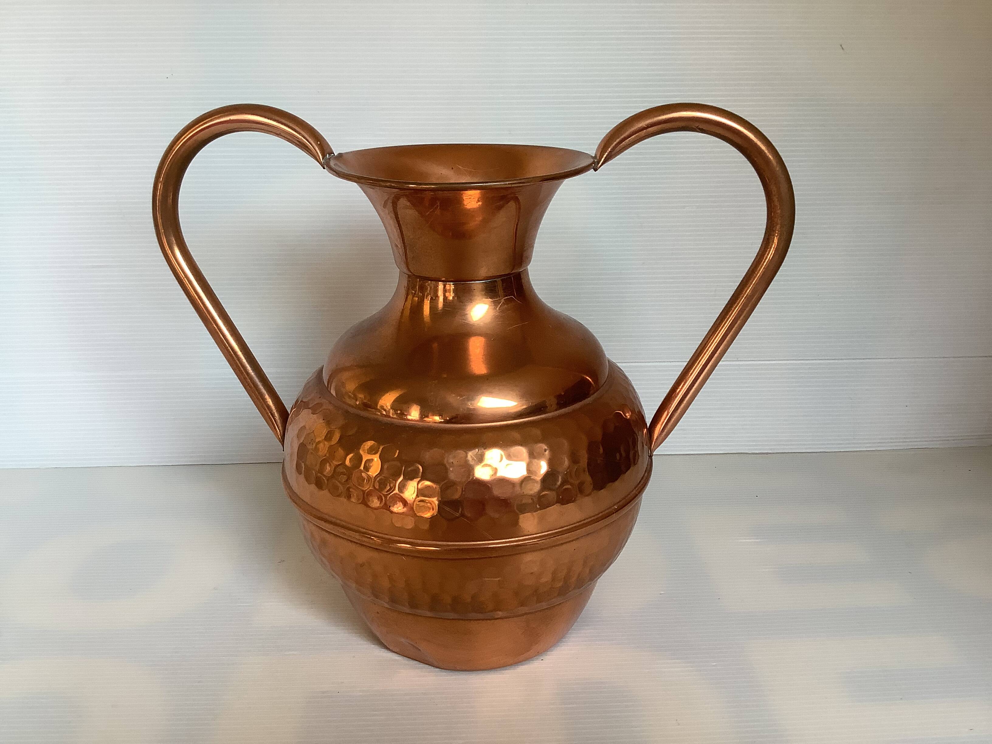 Large copper vase Legellier Villedieu
