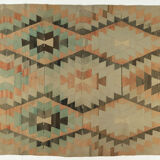 Anatolian handmade kilim rug 388 cm x 195 cm