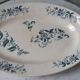 Oval dish longwy late nineteenth