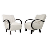 Pair of bentwood armchairs by Jindrich Halabala - Czech Republic 1940s