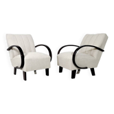 Paire de fauteuils en bois courbé par Jindrich Halabala - République Tchèque 1940s