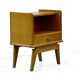 Paire de tables de chevet vintage 1950