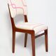 Mid-century chair, Kafkaesque Walk Jacquard, Rajmund Halas, Poland, 1960s