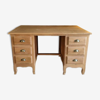 Solid wood desk