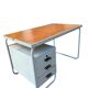 Bureau industriel vintage gris style bauhaus