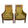 Paire de Fauteuils « Bergère » en Acajou, époque Empire – Début XIXe