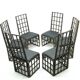 Chaises en rotin, 1970