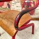 Chaise enfant écolier vintage